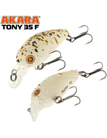 Воблер за кефал и пъстърва Akara Tony 35F, 4 г, цвят A227G
