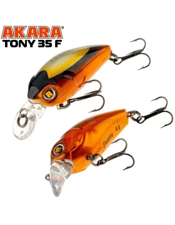 Воблер за кефал и пъстърва Akara Tony 35F, 4 г, цвят A246