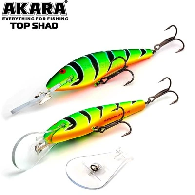 Воблер за тролинг Akara Top Shad 105 мм, 18 г, цвят A107