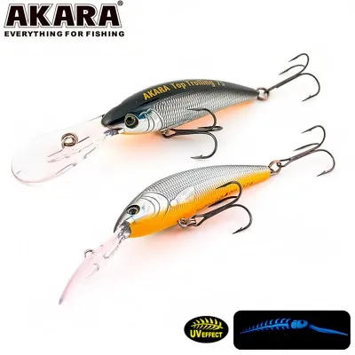 Воблер за тролинг Akara Top Trolling 90 мм, 17 г, цвят A15