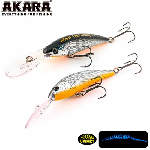 Воблер за тролинг Akara Top Trolling, 110 мм, 25 г, цвят A15