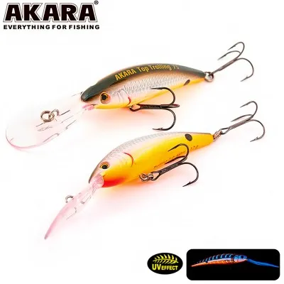 Воблер за тролинг Akara Top Trolling 90 мм, 17 г, цвят A19