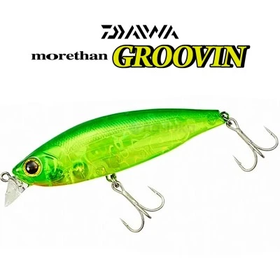 Бързопотъващ воблер Daiwa Morethan Groovin 70HS, 70мм, 15.5г, Lime Clear