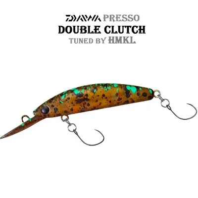 Daiwa Presso Double Clutch 45F1, 45 мм, 1.6 г, плаващ воблер за пъстърва, цвят Yadoku Brown