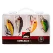 Комплект от 4 воблера DAM Crank Pack 1 с дължина 3-5 см за Пъстърва, Костур, Кефал