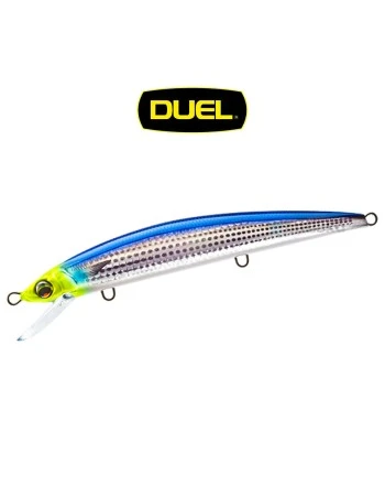 Плаващ морски воблер Duel Aile Magnet TG Minnow Slim F, 145мм, 30г, цвят HCHM