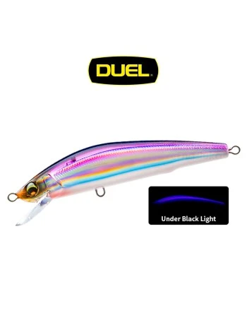 Плаващ морски воблер Duel Aile Magnet TG Minnow F, 105мм, 18г, цвят HKVK