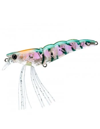 Морски воблер - скарида Duel L-Bass Shrimp Slow Sinking, 90мм, 13.5г, цвят MEB