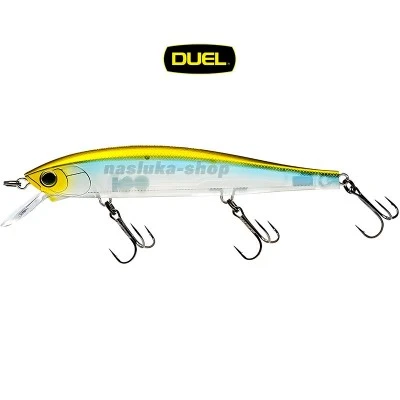 Minnow Flat F 110мм, 15г, цвят GSPS Плаващ воблер Duel Hardcore Minnow Flat F 110мм, 15г, цвят GSPS