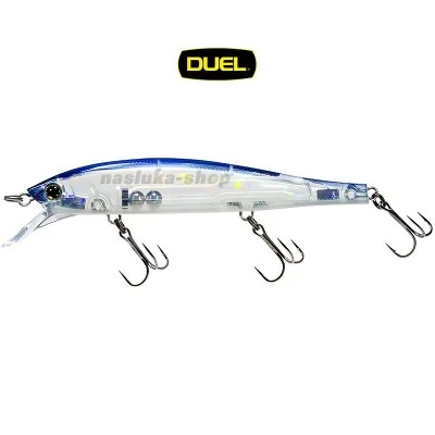 Minnow Flat F 110мм, 15г, цвят GHPB Плаващ воблер Duel Hardcore Minnow Flat F 110мм, 15г, цвят GHPB