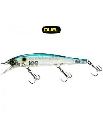 Плаващ воблер Duel Hardcore Minnow Flat F 110мм, 15г, цвят GSSH