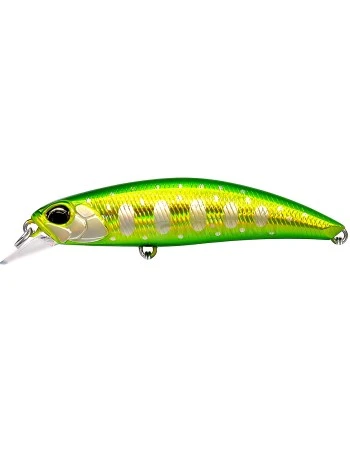 Потъващ воблер DUO Spearhead Ryuki 71S, 71мм, 10г, цвят Double Green Gold Yamame