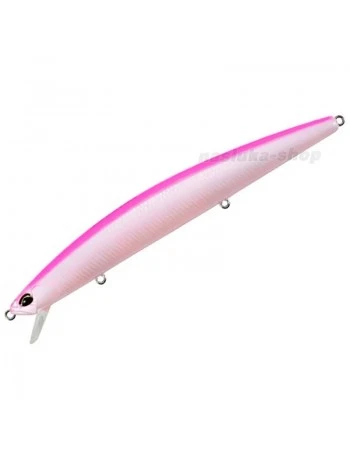 Потъващ морски воблер Duo Tide Minnow Lance 140S, 140мм, 25.5г, Pink Back Pearl