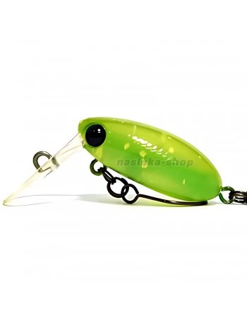 Плаващ воблер за костур и кефал HMKL Inch Crank Une-R, 25мм, 1.8г, MS Fresh Olive