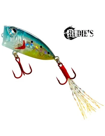 Воблер-попер Rudie's Meba Popper Z 35мм, 3.5г, цвят Sardine