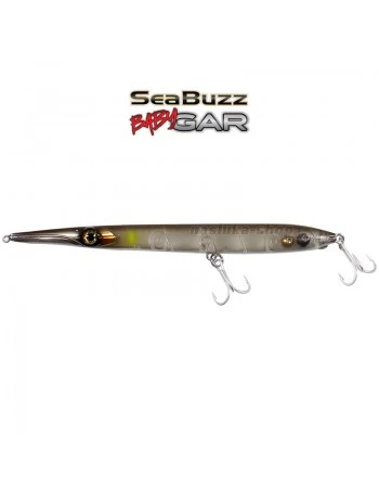 Морски воблер - игла Sea Buzz Baby Gar 135мм/11г, цвят GHA