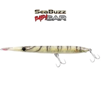 Морски воблер - игла Sea Buzz Baby Gar 135мм/11г, цвят SHP
