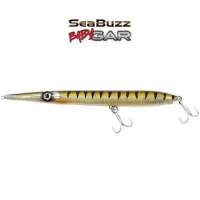 Baby Gar 135мм/11г, цвят TBC Морски воблер - игла Sea Buzz Baby Gar 135мм/11г, цвят TBC