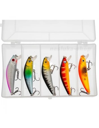 Комплект воблери Sokudo Minnow Box Set, 6.6см/7г, 5 бр.
