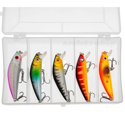 Комплект воблери Sokudo Minnow Box Set, 6.6см/7г, 5 бр.