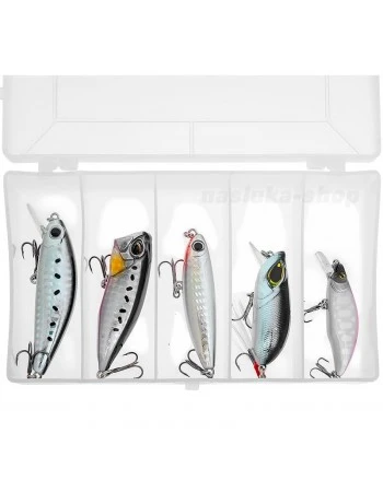 Комплект воблери Sokudo Silver Wobbler Box Set, 5 бр.