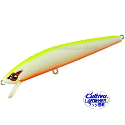 Плаващ воблер Tsurugiya LV-Minnow 88F, 88мм, 7.4г, цвят Yellow White