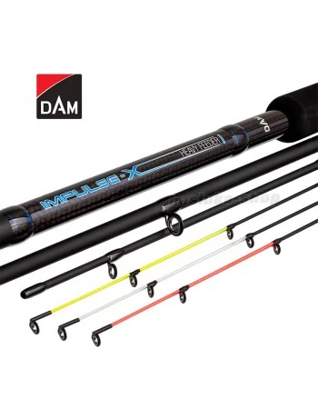 Фидер въдица DAM Impulse-X Heavy Feeder, 3.90м, 100-150г