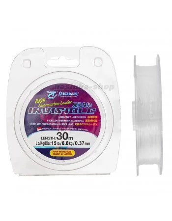 Флуорокарбон за поводи Pioneer Invisible Fluorocarbon Leader, 30м