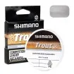 Флуорокарбон Shimano Trout Competition Fluoro - За спининг риболов, За риболов на щука, За риболов на кефал, За риболов на пъстърва 50 м