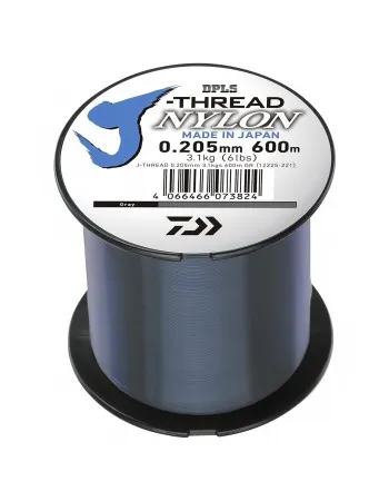 Монофилно влакно Daiwa J-Threads DPLS, Gray, 600 м