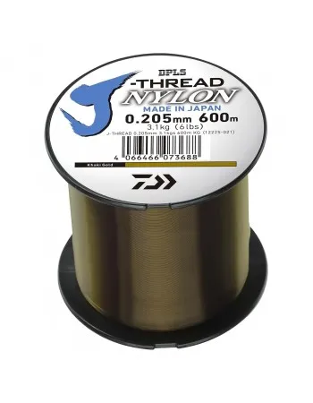 Монофилно влакно Daiwa J-Threads DPLS, Khaki Gold, 600 м