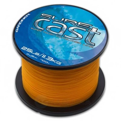 Gardner Sure Cast, Solid Yellow - Монофилно шаранджийско влакно, голям метраж