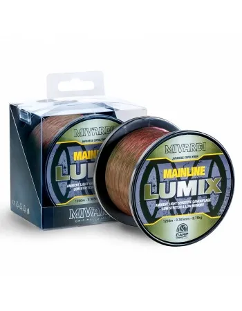 Монофилно шаранджийско влакно Mivardi Lumix, Brown, 1200 м