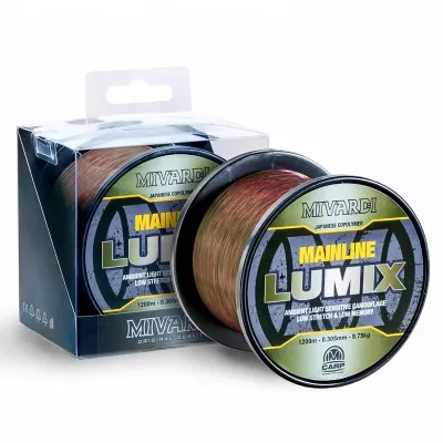 Монофилно шаранджийско влакно Mivardi Lumix, Brown, 1200 м