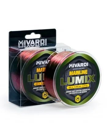 Монофилно шаранджийско влакно Mivardi Lumix, Brown, 600 м