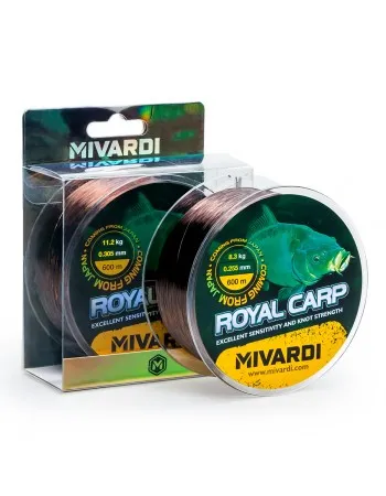 Монофилно влакно за шаран Mivardi Royal Carp, Brown, 600 м