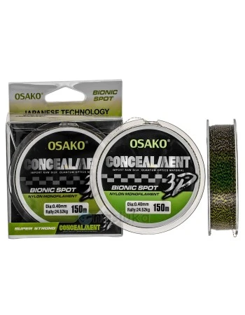 Osako Concealment Bionic Spot, 150м - Монофилно 3D влакно