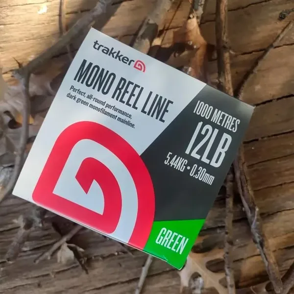 Trakker Mono Reel Line, Монофилно шаранско влакно, Green, 1000 м — снимка 4
