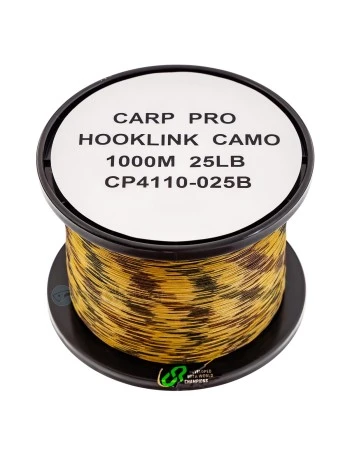Плетено влакно Carp Pro Hooklink Camo, 1000м