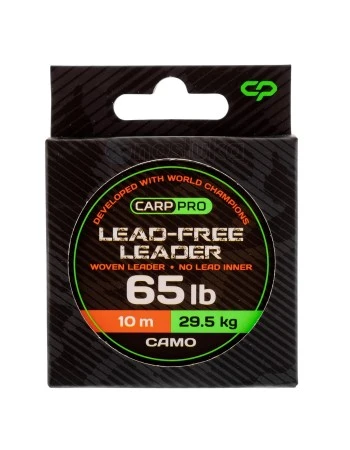 Безоловен ледкор Carp Pro Lead-Free Leader, Camo, 10м