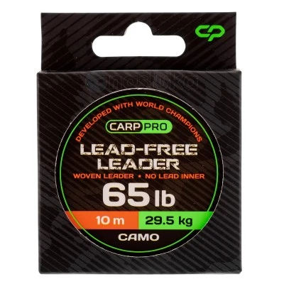 Безоловен ледкор Carp Pro Lead-Free Leader, Camo, 10м