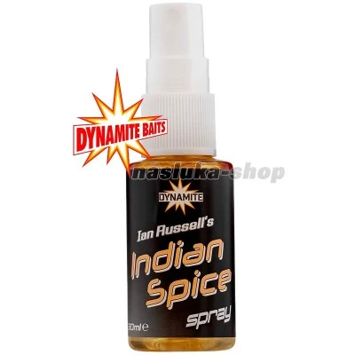Спрей-атрактор за стръв Dynamite Baits Ian Russell's Spray 30г, аромат Indian Spice