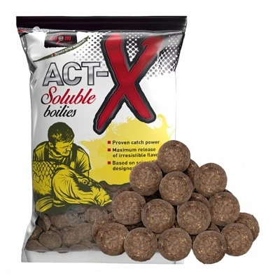 Протеинови разтворими топчета Carp Zoom Act-X Soluble Boilies, 800г, Vanila-Tigernut