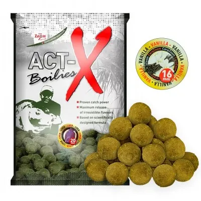 Протеинови топчета Carp Zoom Act-X Boilies, 20 мм, 800 г, Vanilla