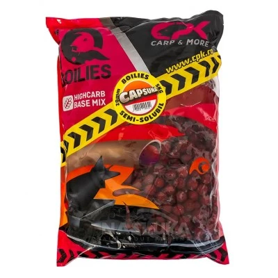 Протеинови топчета CPK IQ Boilies 20мм, 5кг, Capsuna/Ягода