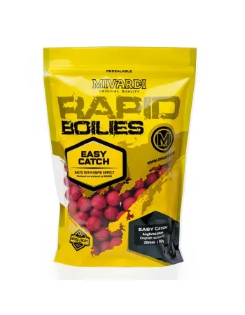 Протеинови топчета Mivardi Rapid Boilies Easy Catch, English Strawberry, 950 г
