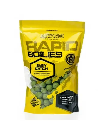 Протеинови топчета Mivardi Rapid Boilies Easy Catch, Garlic & Chilli, 950 г