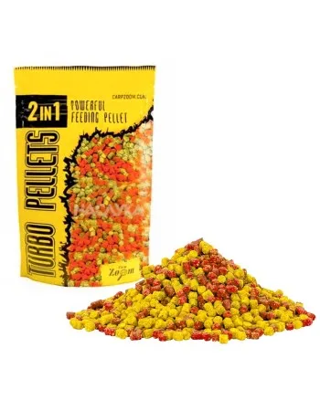 Микропелети Carp Zoom Turbo Pellets 2in1, 500 г, Cheese-NBC/Сирене-Бутирик
