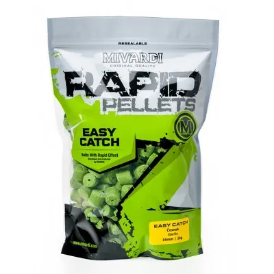 Пелети за риболов Mivardi Rapid Easy Catch Pellets, Garlic, 1 кг