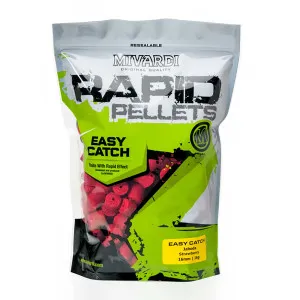Пелети за риболов Mivardi Rapid Easy Catch Pellets, Strawberry, 1 кг
